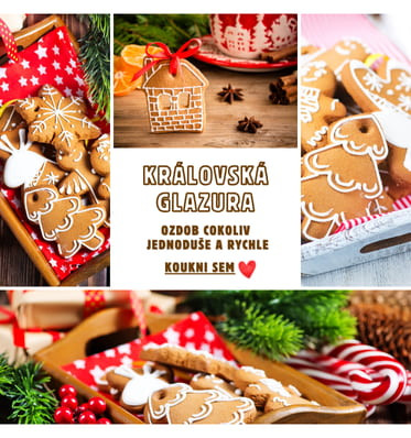 Zdobte jako profík – Královská glazura na perníčky i chaloupky!